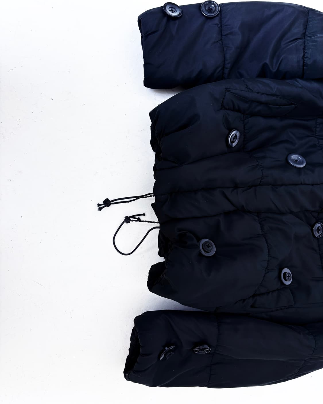 Custom🐾)Big Buttons frill padded jumper 상품이미지10