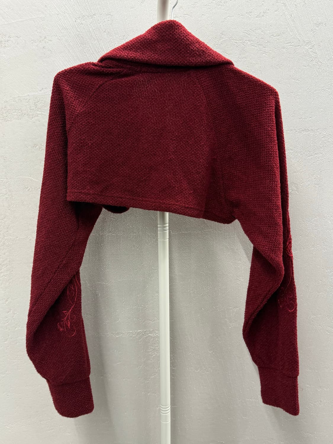 Setupexe 셋업이엑스이 투웨이 볼레로 가디건 레드  상품이미지5