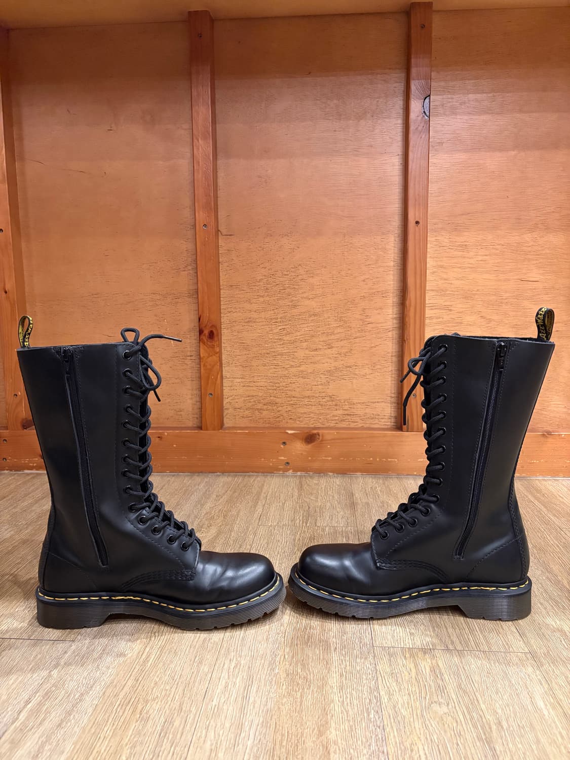 닥터마틴 14홀 1914W 지퍼 롱부츠 워커 240 UK5 상품이미지3