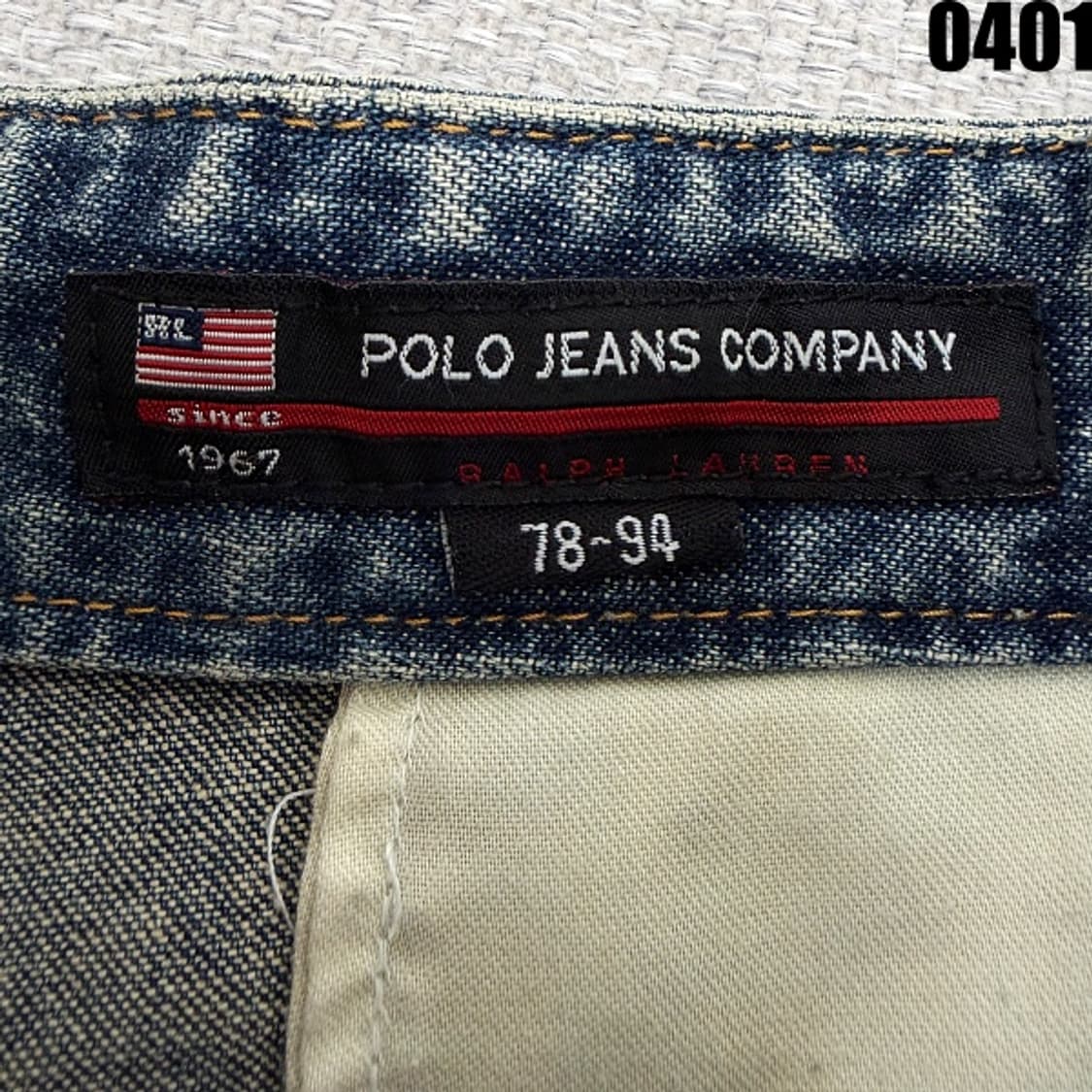 폴로 진스 컴퍼니 데님 카고 팬츠 78-94 0401 상품이미지4