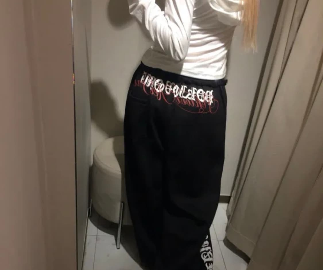 레터링 바지 상품이미지2