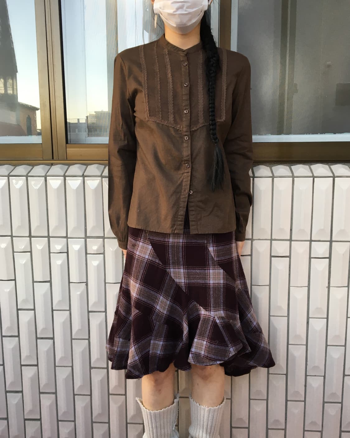 Lace point blouse 상품이미지1