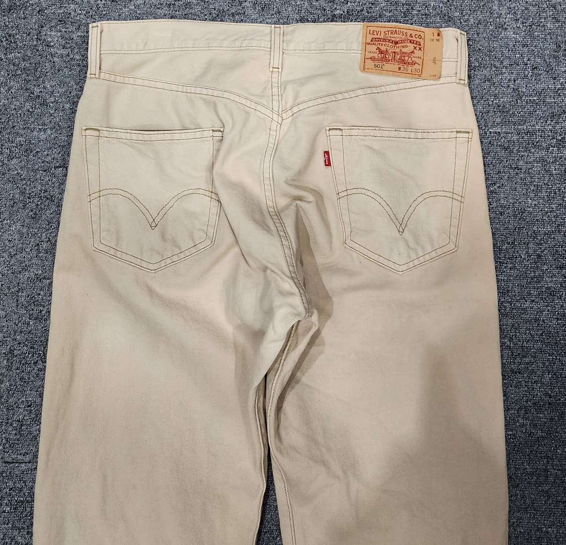 리바이스 501 00s 베이지 데님 팬츠 바지 36 상품이미지4