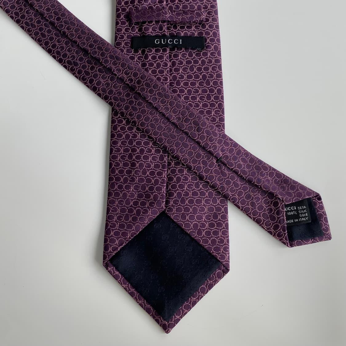 구찌(GUCCI) G모노그램 정품 명품 넥타이 상품이미지4