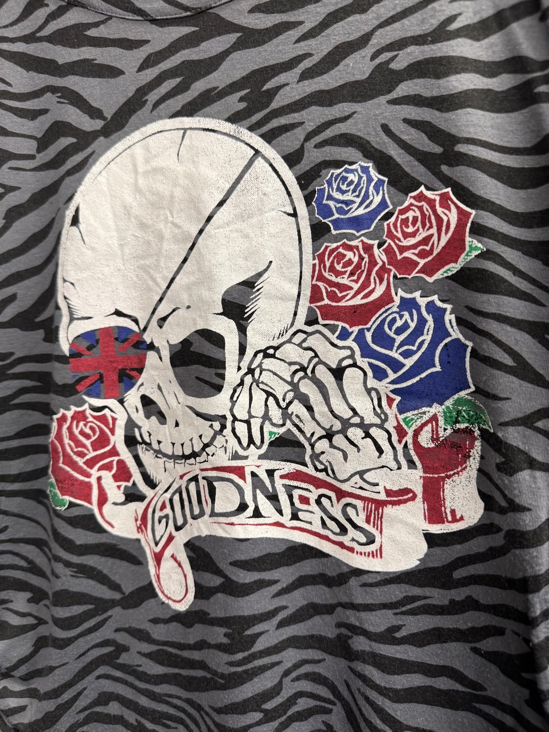 japanese vintage Dig Deep 지브라패턴 롱슬리브 상품이미지2