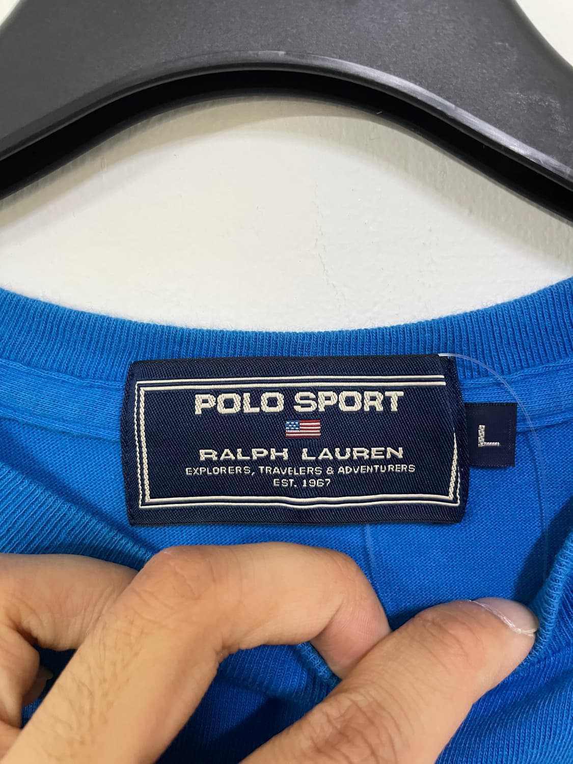 폴로 스포츠 반팔 티셔츠 블루 상품이미지5