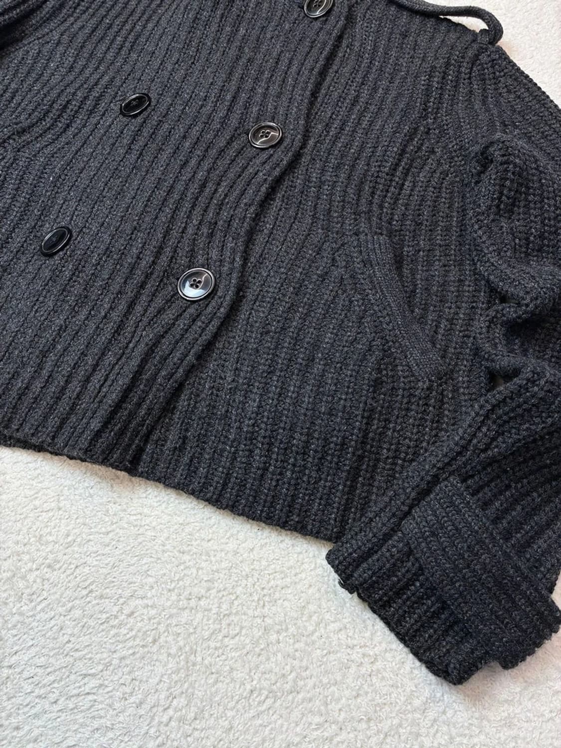 폴로 랄프로렌 울 캐시미어 더블 브레스티드 포켓 가디건 PN6019 상품이미지4