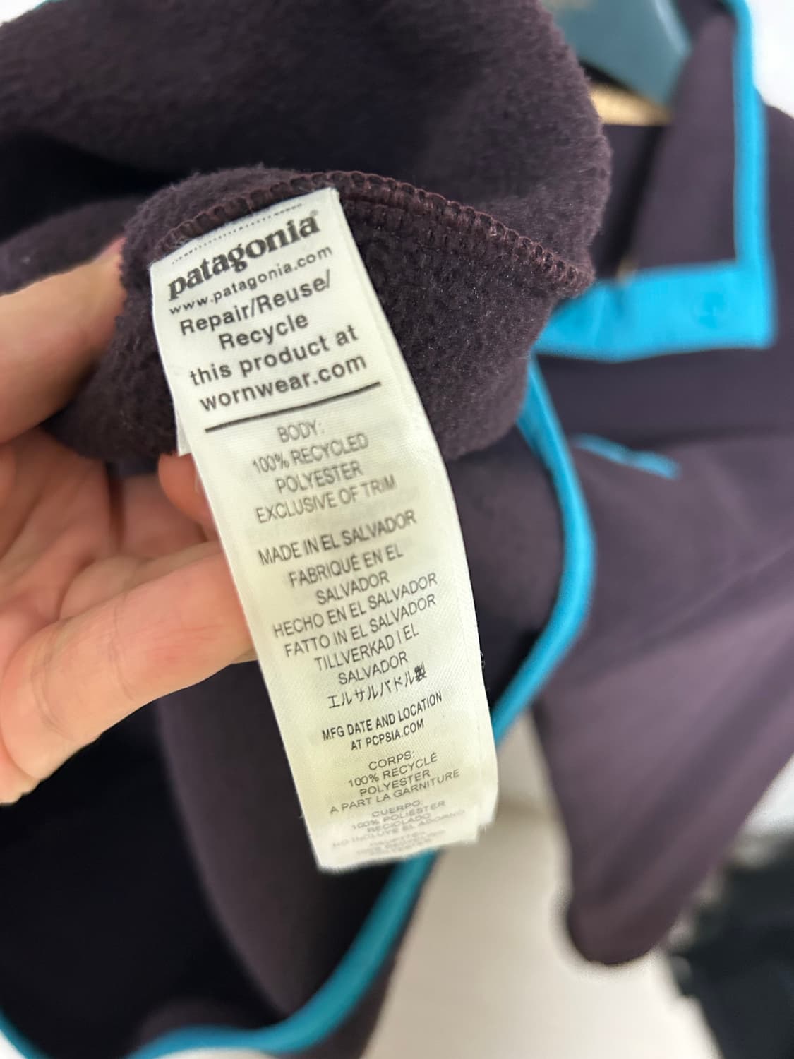 파타고니아 신칠라 옵시디언 사이즈 S 상품이미지4