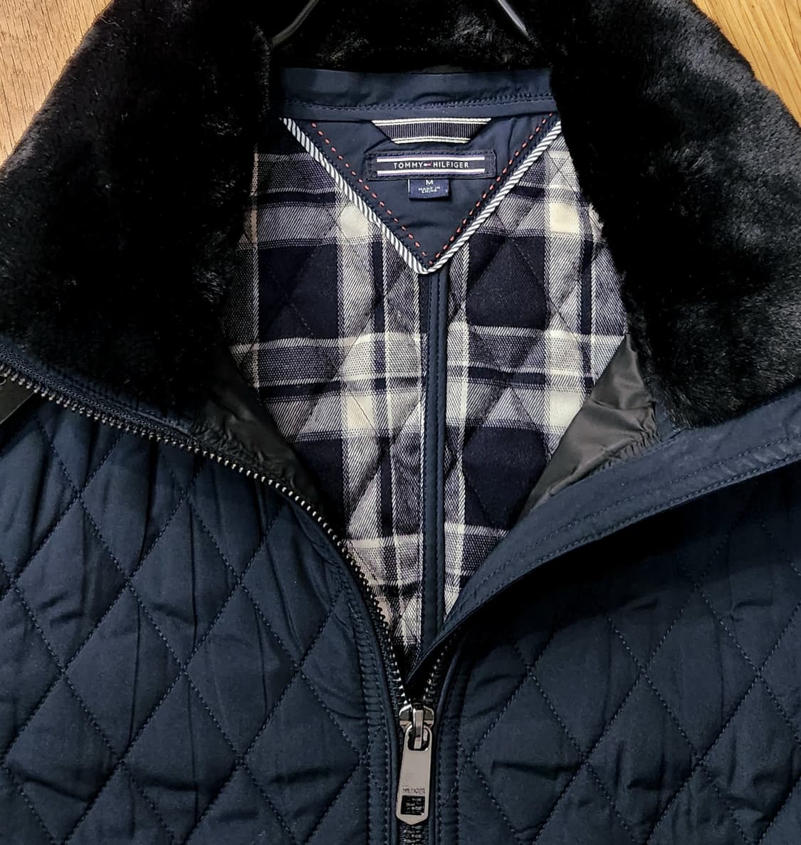 (새상품급)타미힐피거 다이아 퀄팅코트M 상품이미지6