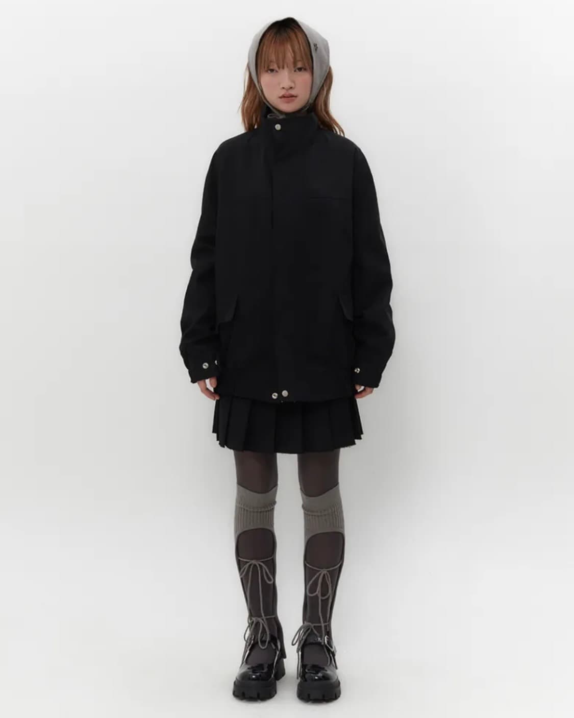 뚜오미오 BACK POCKET WORK JACKET [BLACK] 상품이미지1