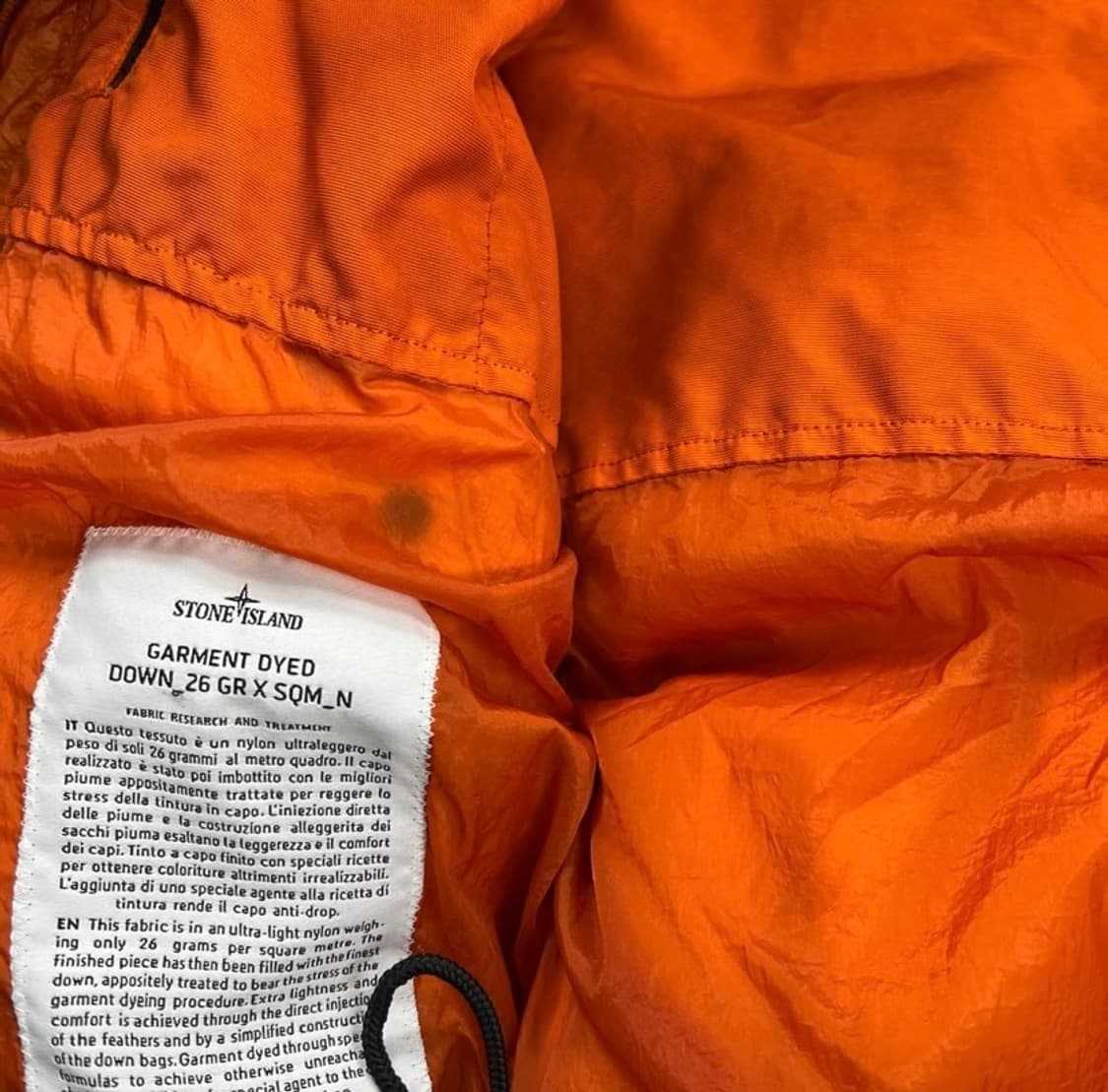 2012 A/W 스톤 아일랜드 가먼츠 구스다운 점퍼 상품이미지5