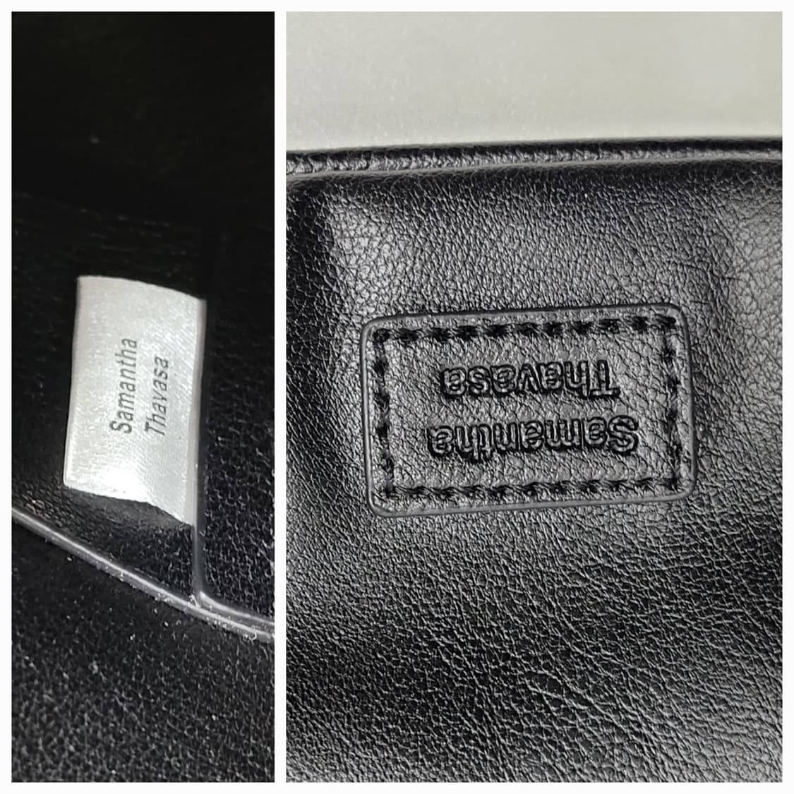 (새상품급) 사만사타바사 리자드 퍼즐 셔링백 크로스백 토트백 / 블랙
 상품이미지9