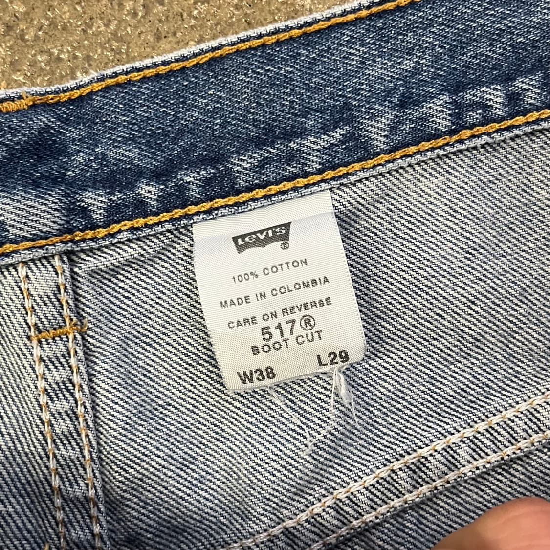 00s Levis517 데님 부츠컷 (37“) 상품이미지6