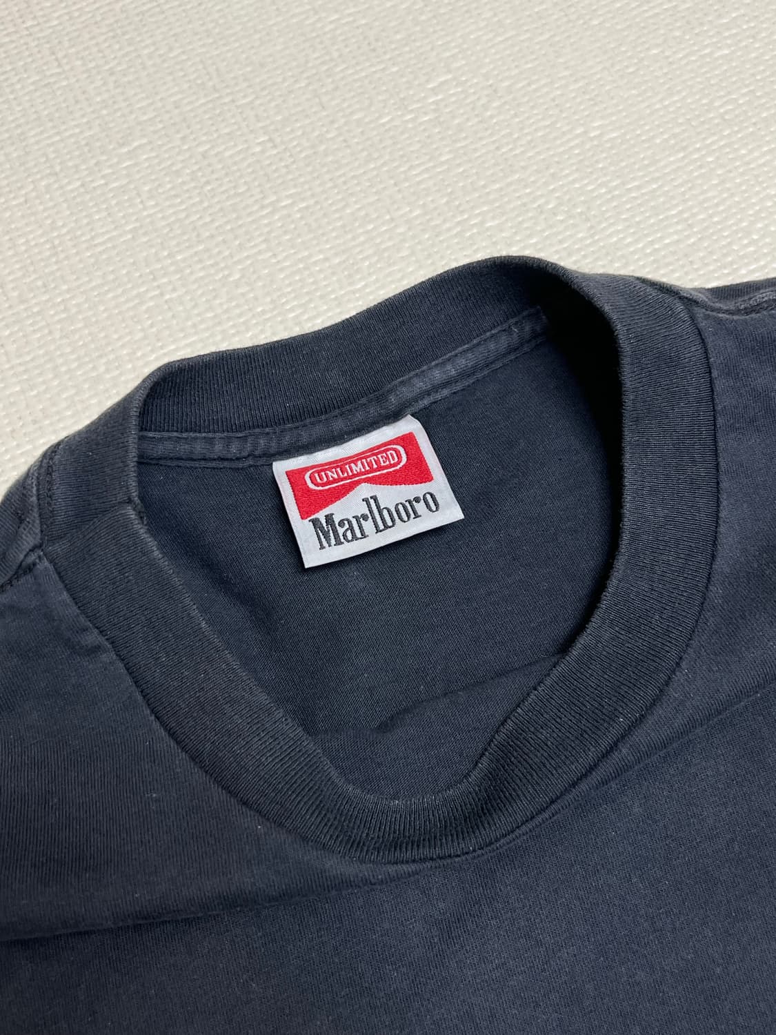 90s 말보로 스네이크 패스 프린팅 티셔츠 블랙 XL 상품이미지4