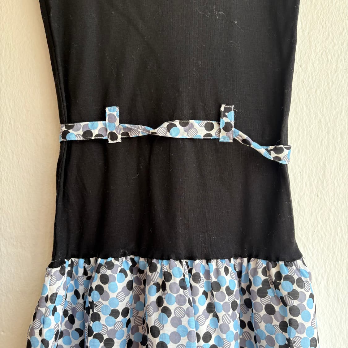 To b. by agnès b. 아네스베 하프 패턴 원피스 상품이미지5