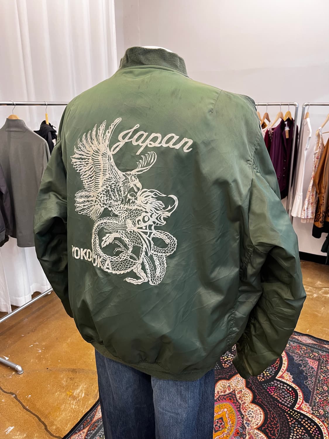 재패니즈 빈티지 MA-1 리버서블 봄버 자켓 상품이미지1