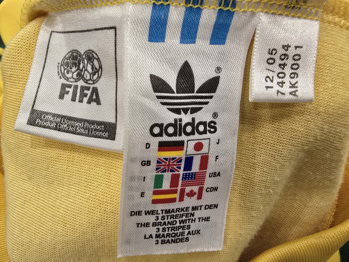 아디다스 브라질 FIFA 빈티지 트랙탑 2005 / 브라질국가대표 레트로 상품이미지5