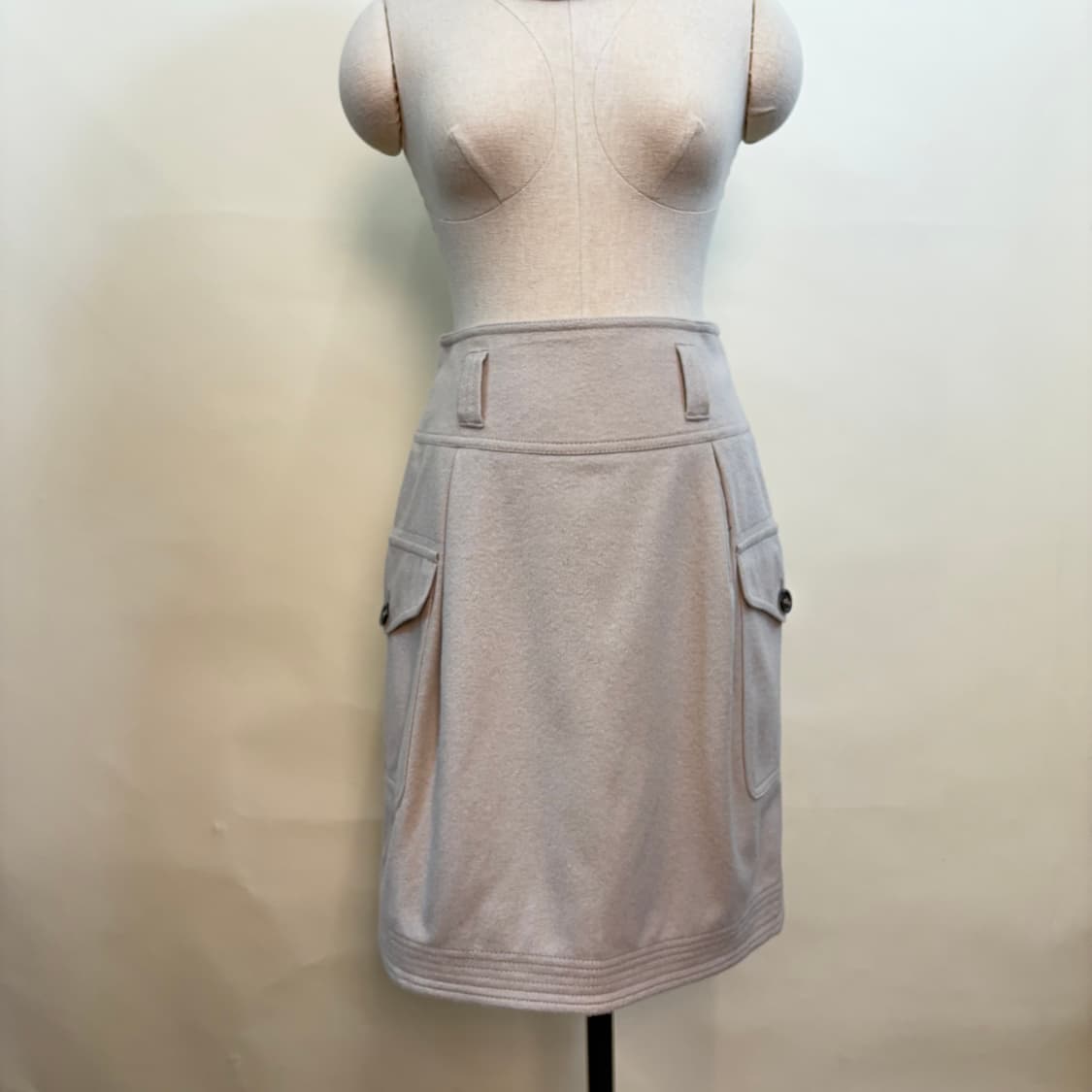 burberry 버버리 울 캐시미어혼방 사이드 포켓 스커트 상품이미지1