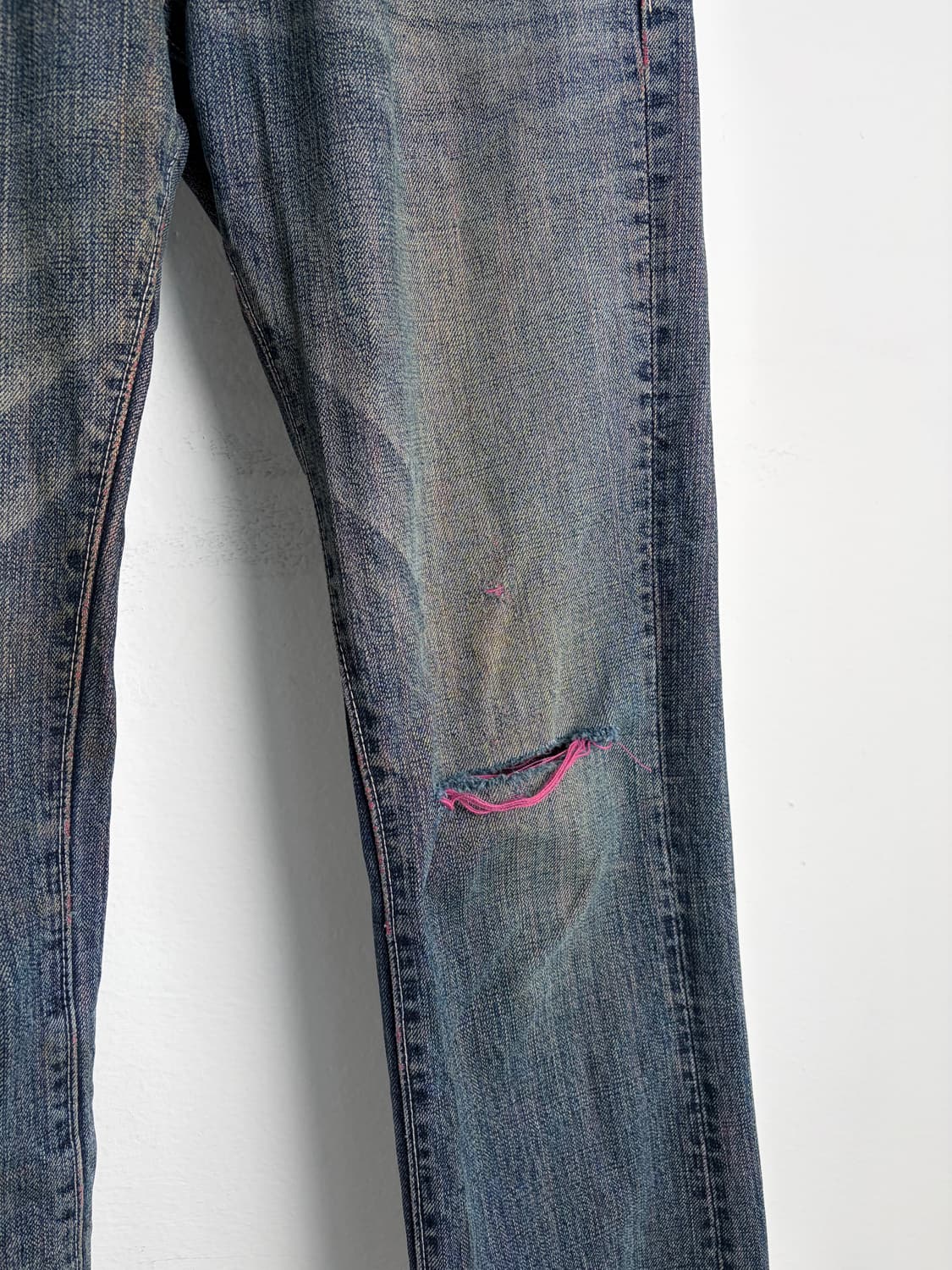 풀카운트 핑크 스티치 데님팬츠 상품이미지3