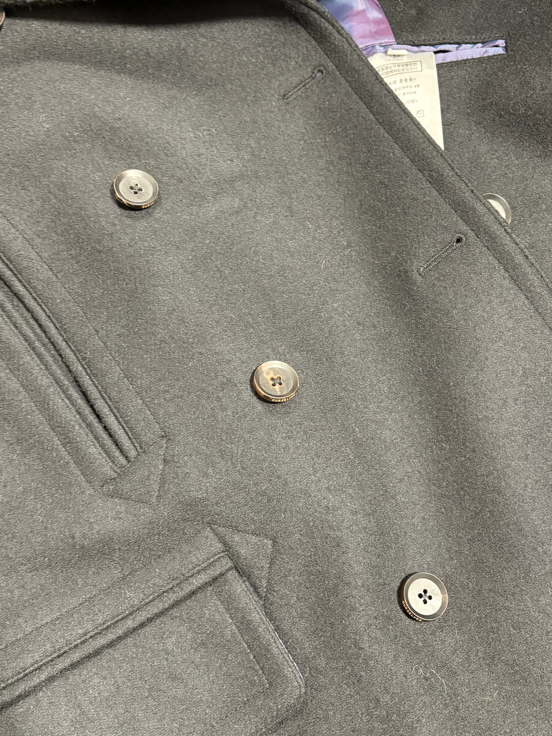 아워셀브스 서스테인 피코트 블랙 3 상품이미지3