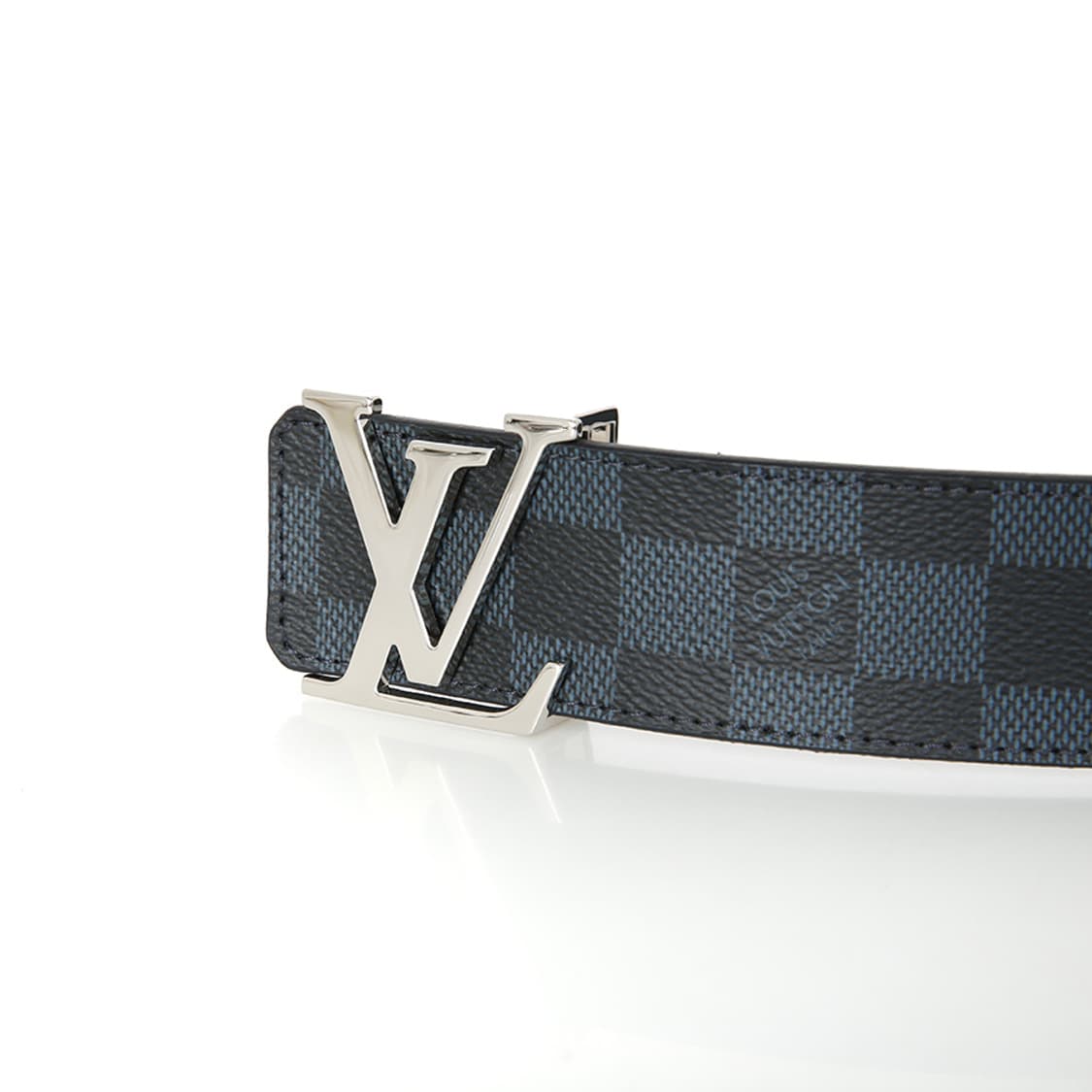 루이비통 다미에 코발트 벨트 LV 로고 벨트 M9210S 블루 상품이미지9