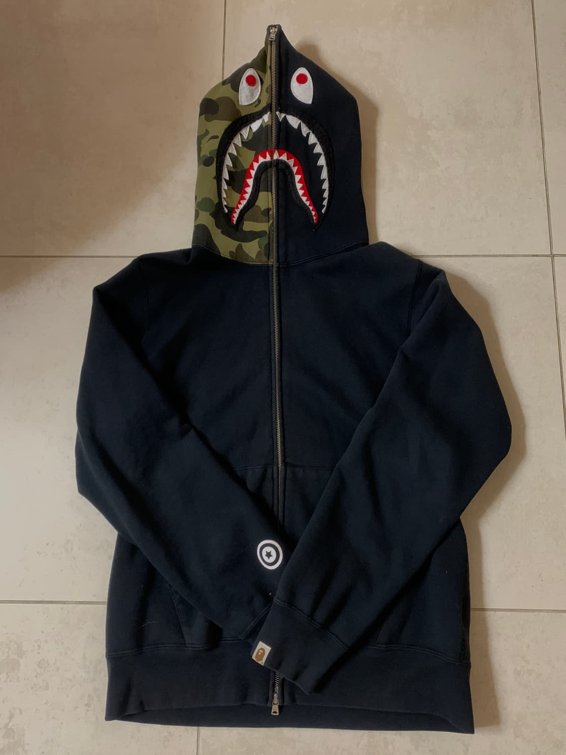 베이프 샤크 후드집업 반샤크 희귀사이즈 L 상품이미지1