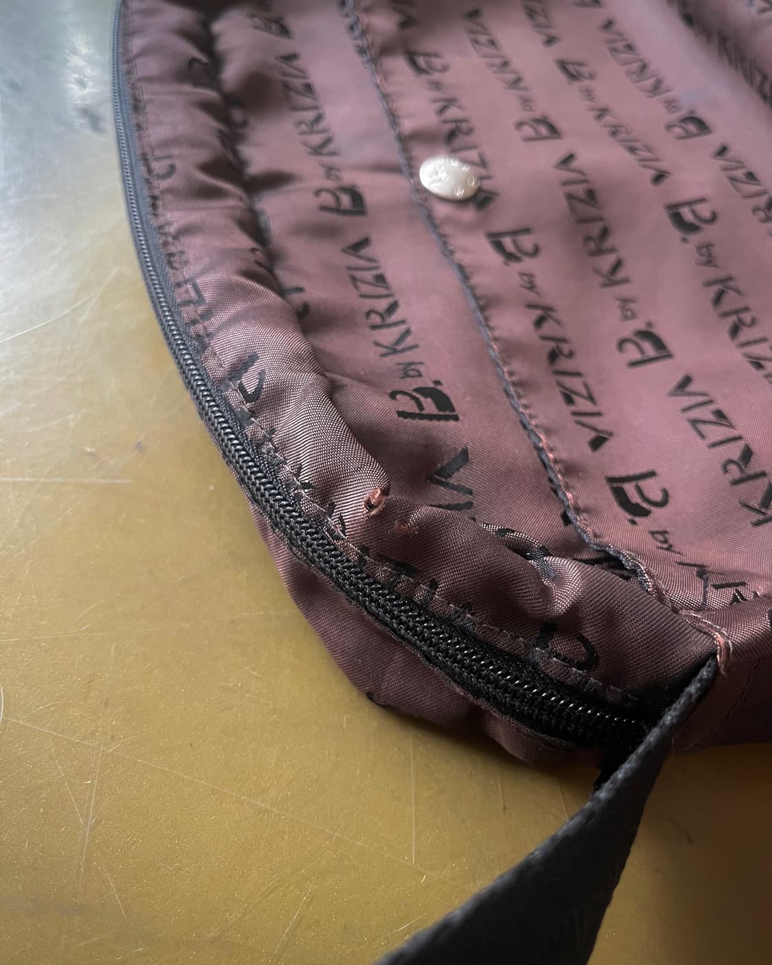 1990s Krizia Old Crossbody Lettering Bag 상품이미지8