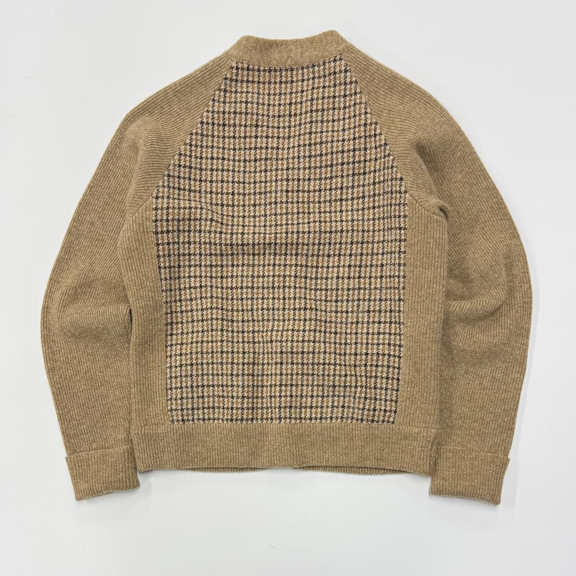  Beams Boy houndtooth check cardigan 상품이미지3