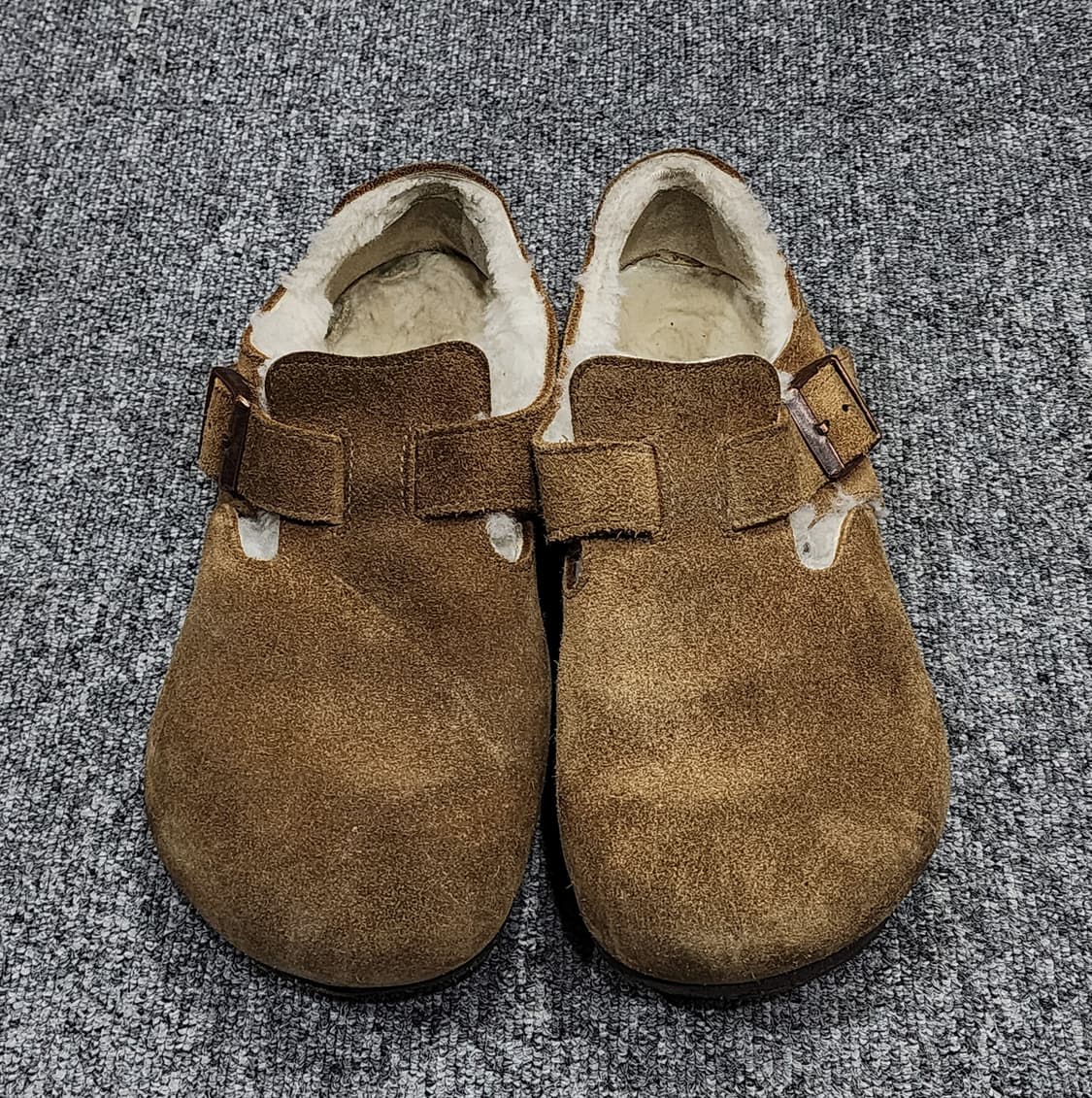 버켄스탁 런던 시어링 스웨이드 퍼 36 230 상품이미지2