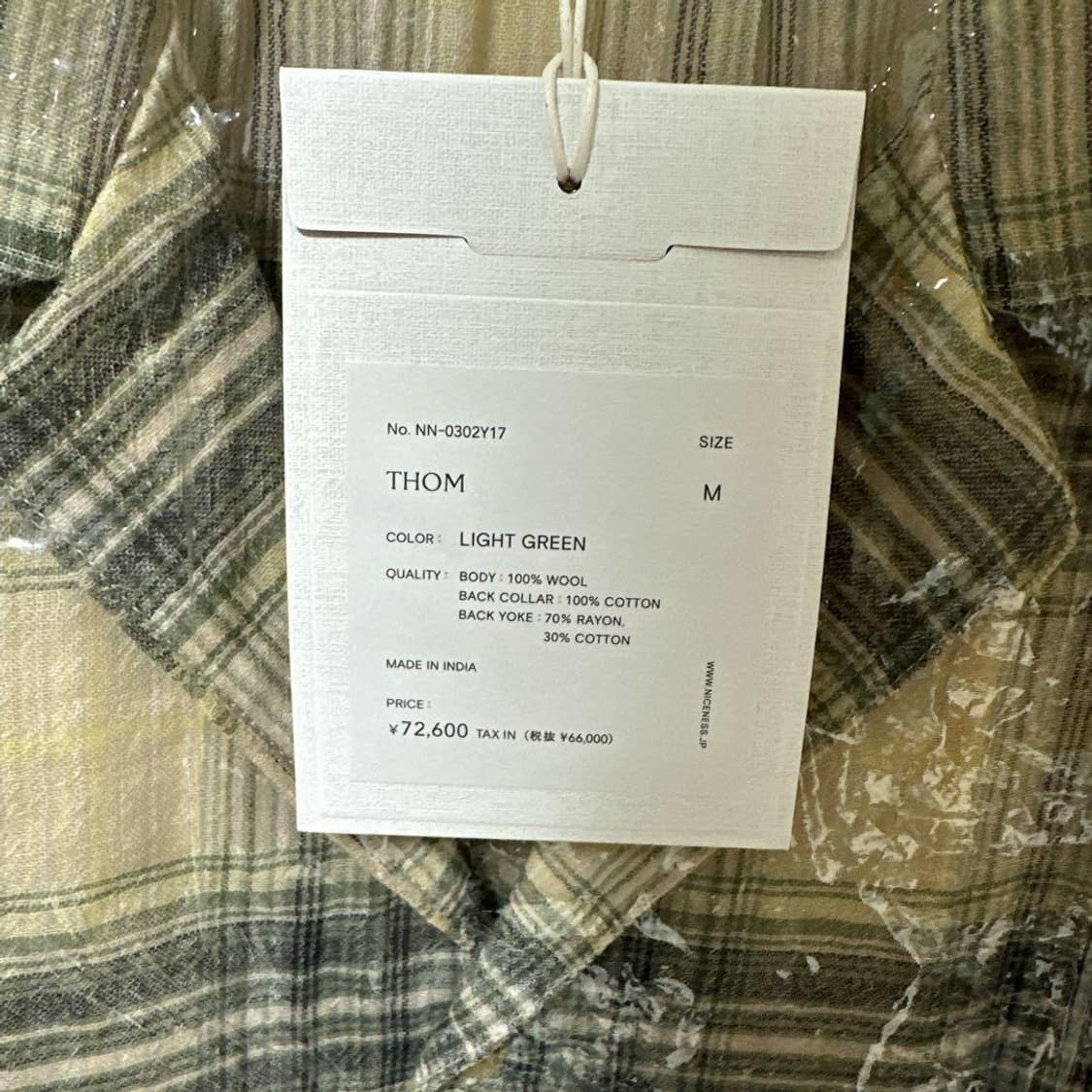 26ss THOM OPEN-COLLAR SHIRT 상품이미지3