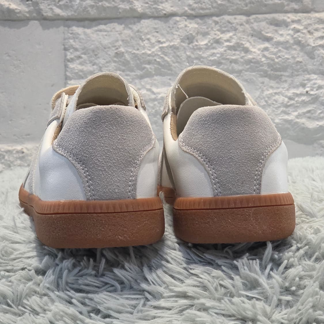 7a-16:메종 마르지엘라 독일군 스타일 화이트 스니커즈(230-235) 상품이미지3