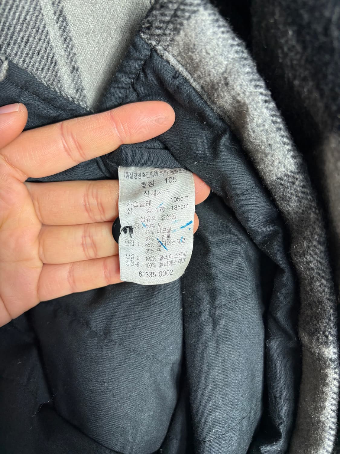 리바이스 울 체크 셔츠 자켓 상품이미지6