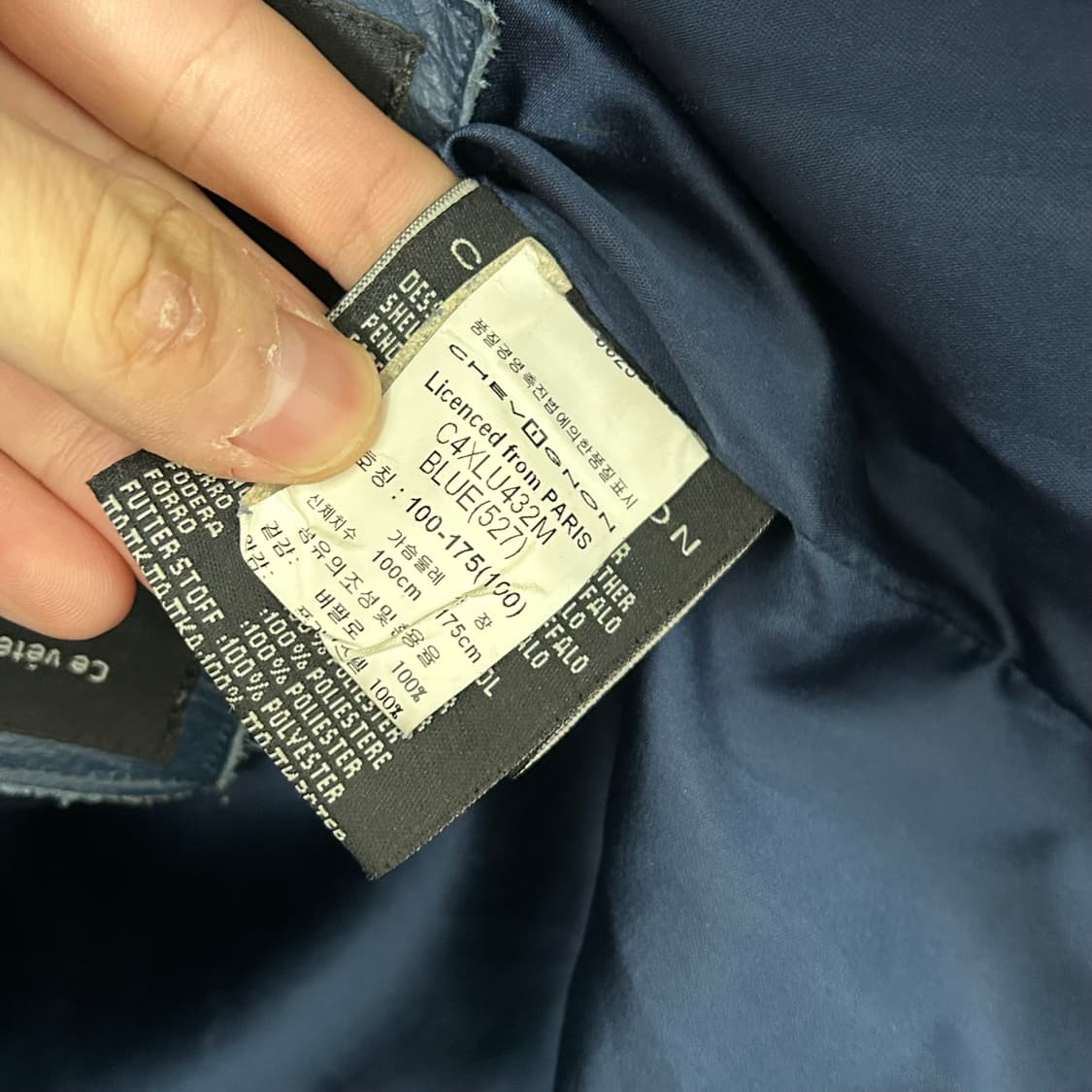 쉐비뇽 90s 버팔로 래더 레이싱 바이커 자켓 상품이미지8