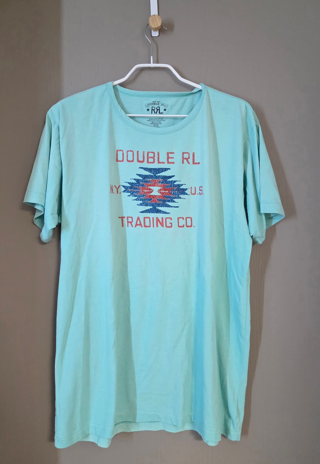 RRL 더블알엘 나바호 민트 반팔 티셔츠 XL 상품이미지2