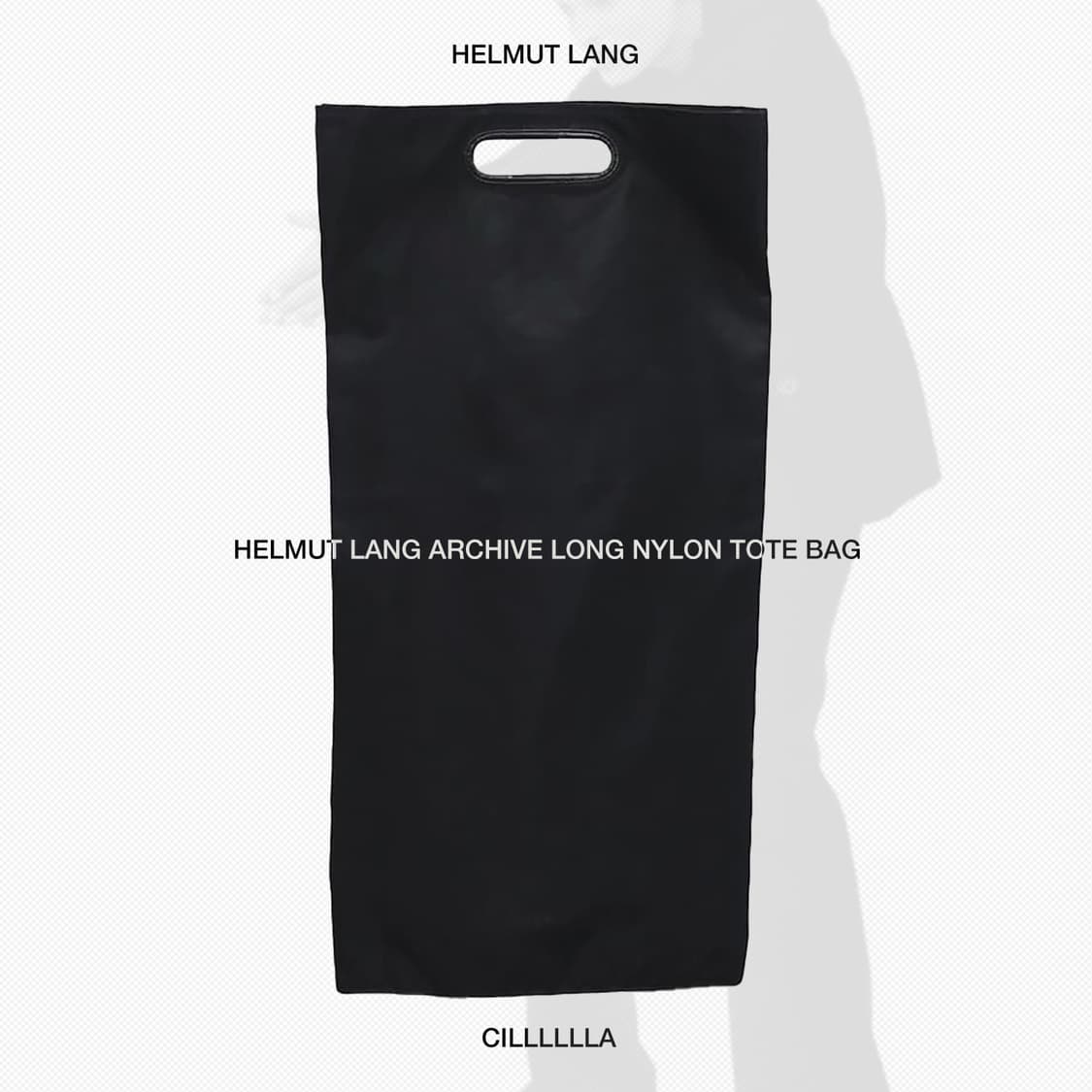 HELMUTLANG 헬무트랭 1990s 아카이브 롱 나일론 토트백 상품이미지1