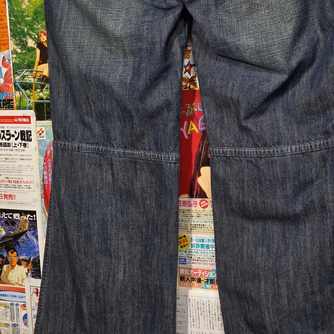 버튼 포인트 절개 데님 부츠컷 팬츠 상품이미지7