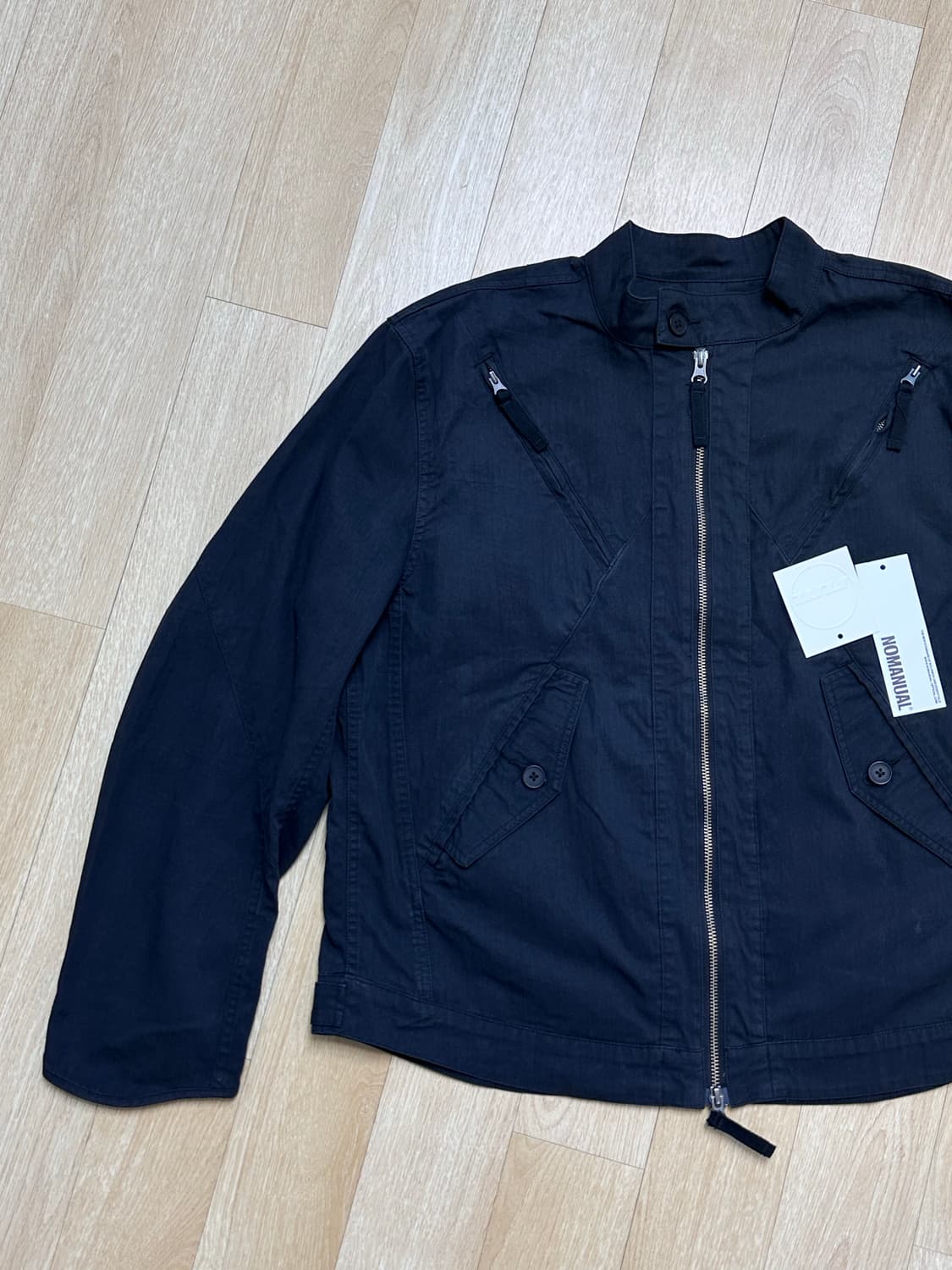 [L] 노매뉴얼 슬래시 지퍼 자켓 상품이미지4