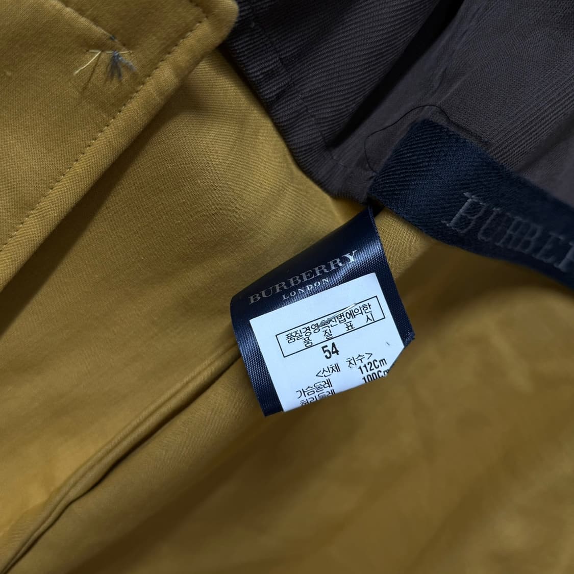 [54/매장판] 버버리 런던 BURBERRY 더블 코듀로이 하프 코트 상품이미지7