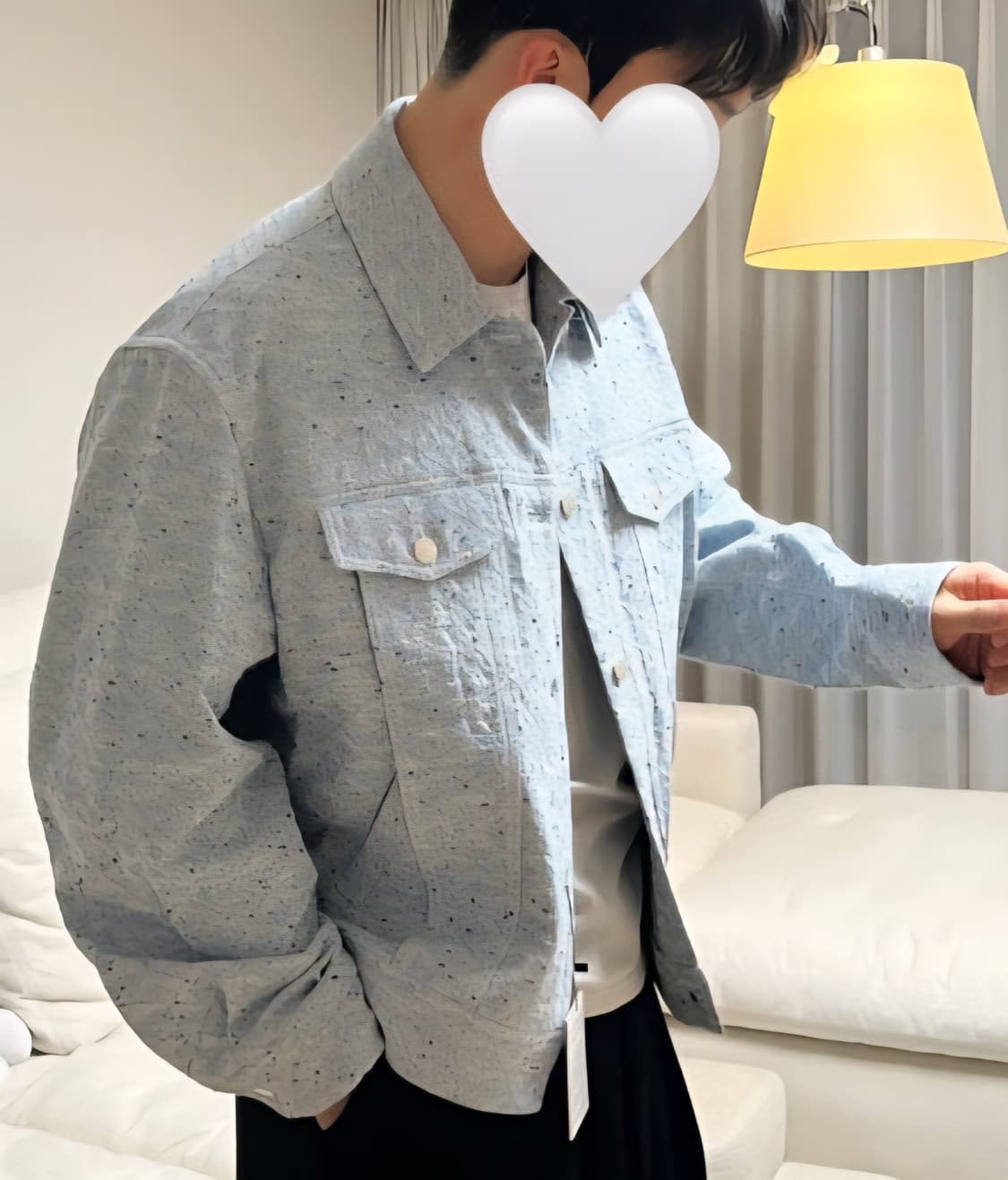 솔리드옴므 트위드자켓 105 새옷 상품이미지2