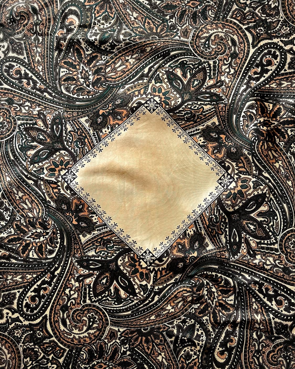 1980-90a INERMEZZO Japan Old Silk Scarf 상품이미지7