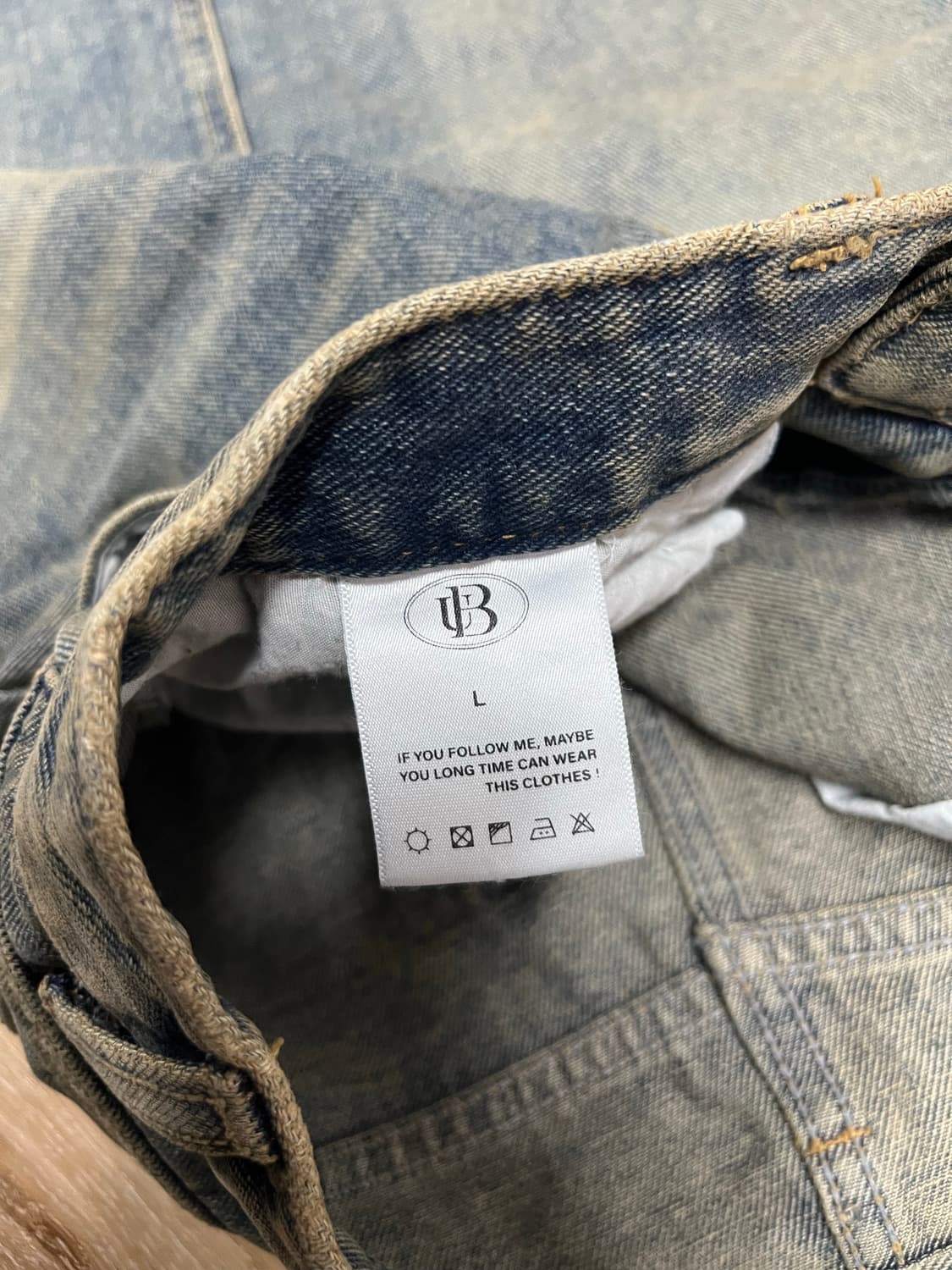 (새상품) 언틸비 피쉬테일 데님 스커트 L 상품이미지5