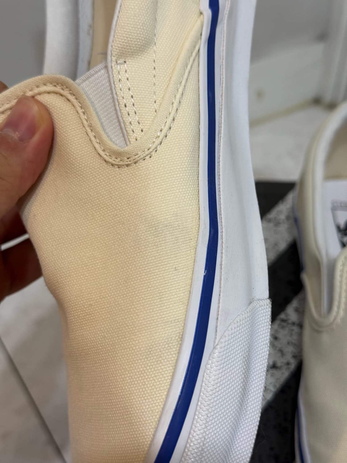 [285] 반스 볼트 OG 클래식 슬립온 화이트 상품이미지6