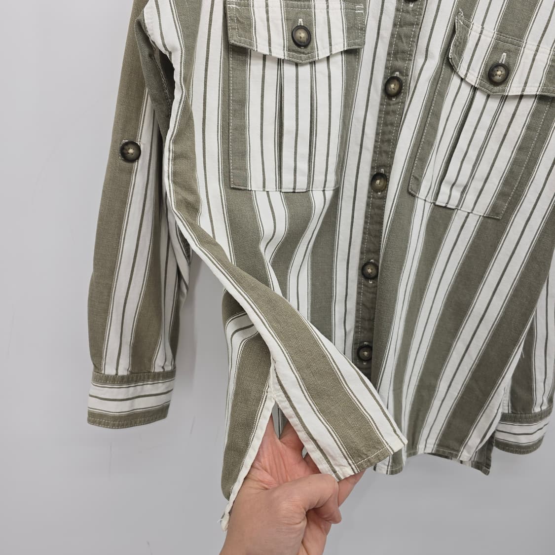 아메리칸이글 스트라이프 오버핏 셔츠  상품이미지2