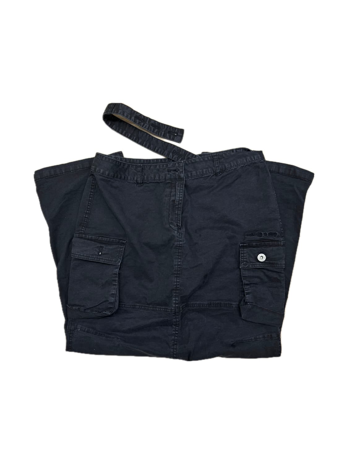 페인오어플레져 닉스 롱 카고스커트 블랙 M 판매 상품이미지2