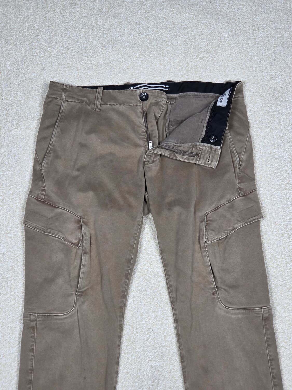 [스톤아일랜드] TYPE SK 가먼트 다잉 코튼 카고 팬츠 | 00256 상품이미지6