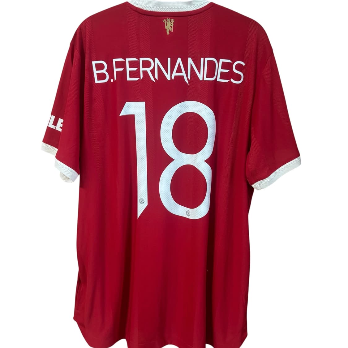 21-22 맨체스터 유나이티드 홈 어센틱 유니폼 브루노 페르난데스 상품이미지4