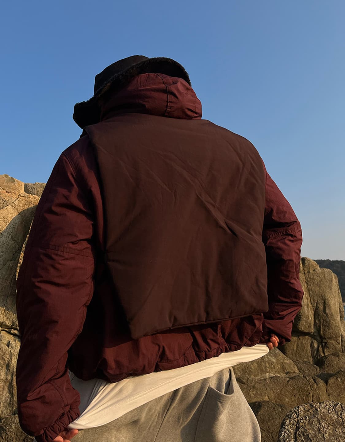 크롭 패딩 베스트 상품이미지9