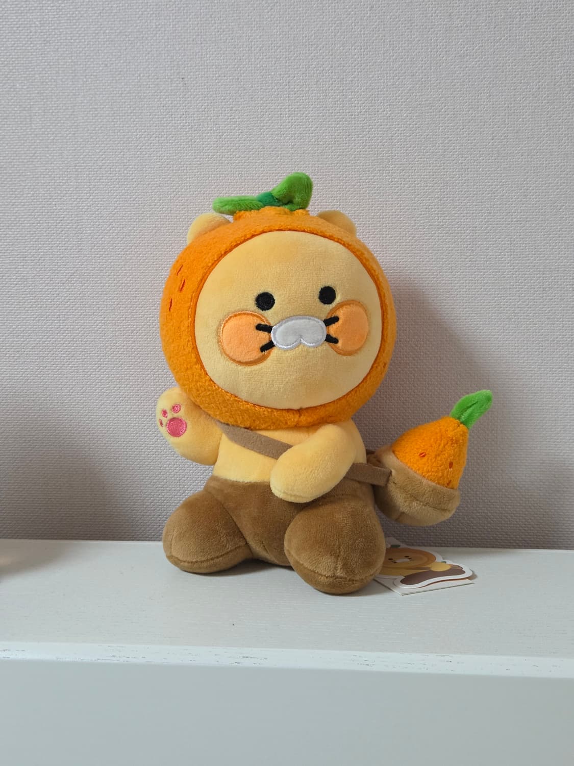 새상품) 카카오프렌즈 제주 에디션 춘식이 감귤 인형 상품이미지1