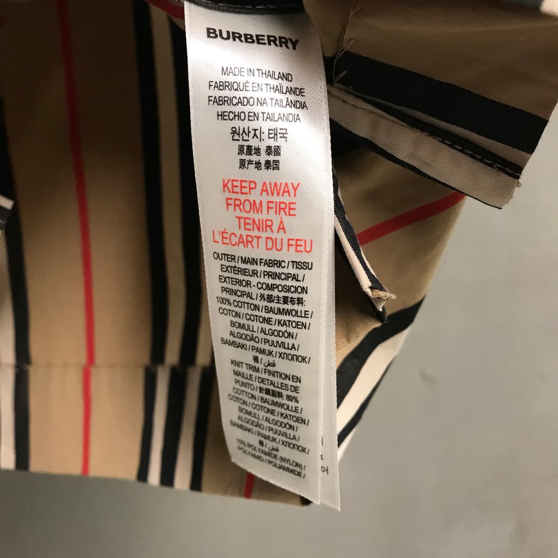 버버리 슬리브리스 탑 6Y(W) 상품이미지6