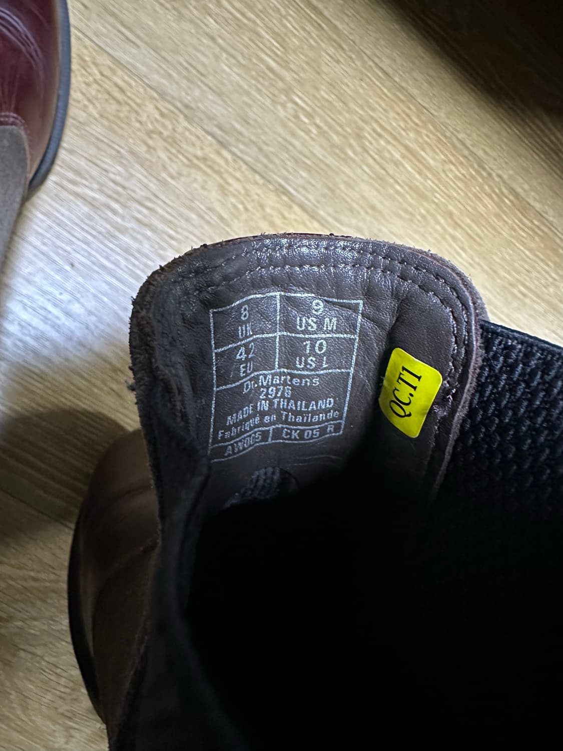 버건디 첼시 부츠 상품이미지5